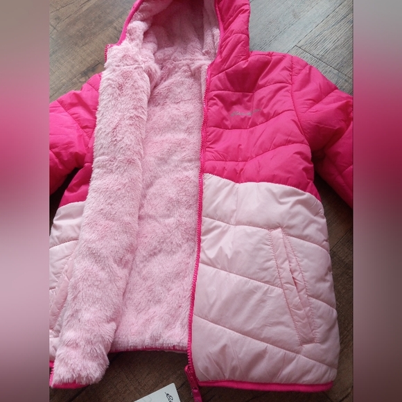 🧥  Eddie Bouer. M-10-12 Youth Reversable Jacket 🧥 - Picture 2 of 8